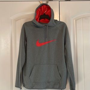 Nike Dri-fit womens large grey hoodie
